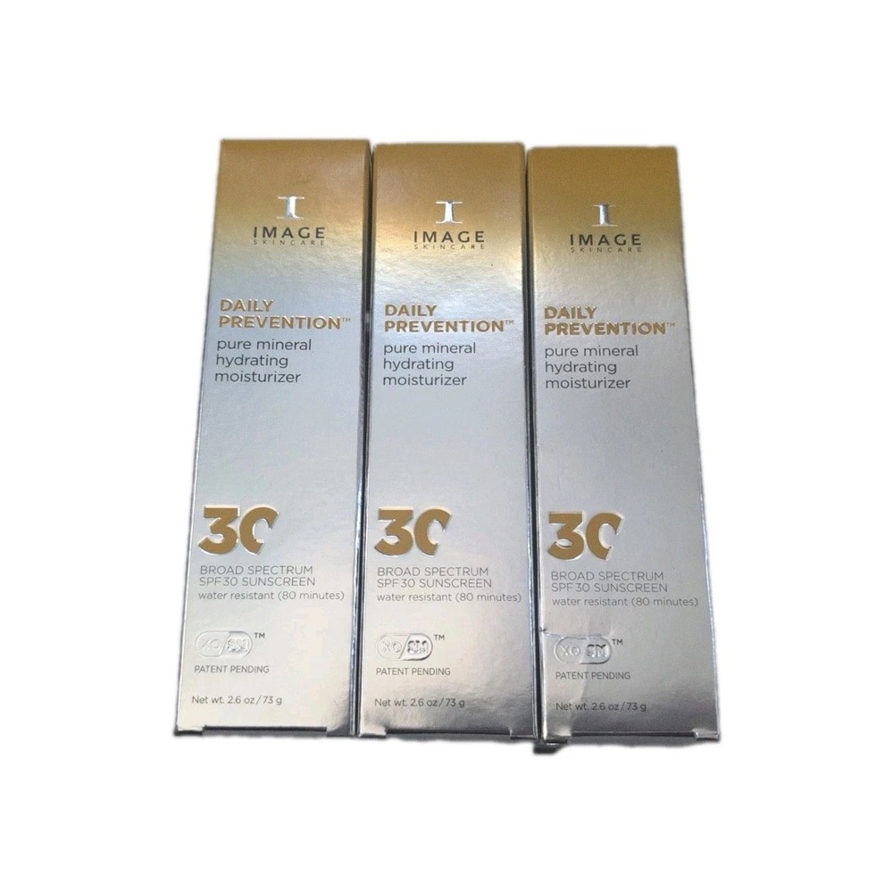 3pk Image Skincare Daily Prevention Pure Mineral Moisturizer SPF 30 2.6oz